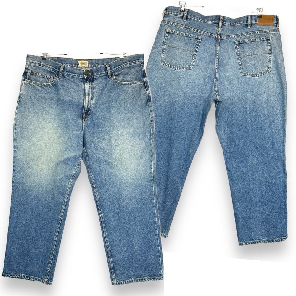 C.E. Schmidt Workwear Relaxed Straight Jeans 44x30 Stonewash Cotton